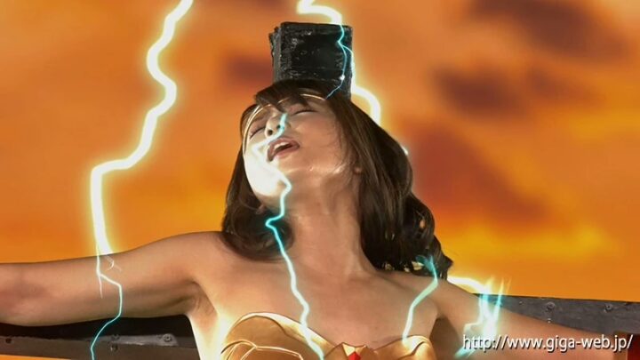Screenshot 10 from GTRL-58 Kitagawa Riko: Heroine Claimax Vol.1 – Wonder Lady Edition – Boots, Natural, Busty, Outfit, 120 min Amateur Pantyhose Stripping
