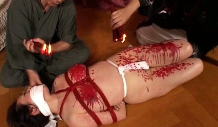 Screenshot 5 aus LYO-004 Ryou Tomo Kai: Das SM Braut Training Dokumentarfilm - Enge Fesseln, Sklavenstrafe
