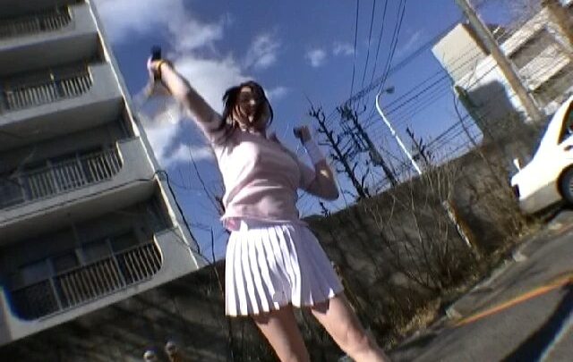 Screenshot 16 from TNNS-001 Current Day · Big Tennis Club Member Mayuko Saku 19-Year-Old Ayukawa Chisato (Ayukawa Chisato) Shizuku-kai Deep Throating