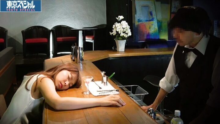 Screenshot 7 from TSP-378 Tsuno Miho: Sleep Bar 2 – Choking, Mid-Scene, Production, Lingering