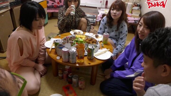 Screenshot 2 from ZUKO-075 Suzuki Ai, Mizuki Yume, Hikari, Himeno Amyu: Girls’ Dorm Full of All-Out Orgies and Cum Blows