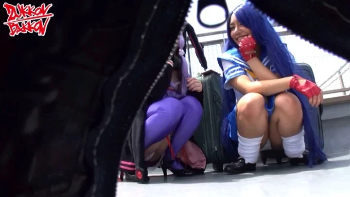 Screenshot 6 from ZUKO-086 事件后，Cosplayer和我有一个秘密的三人行……南里绪奈、松本芽衣、七白南、大神莉奈