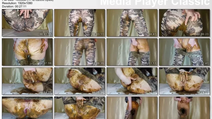 Screenshot 1 from Anna_Coprofield: Lace Leggings Diarrhea