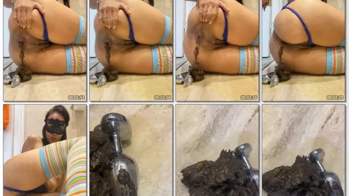 Screenshot 2 from ANOOK84 I POOP WITH PLUG IN MY ASS AND LONG SOCKS