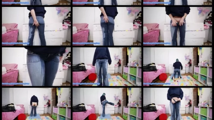 Screenshot 3 from BabyDollNaughty Desperate jeans mess (special request)