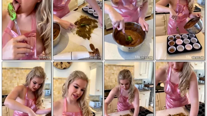 Screenshot 1 from BAKING POOP CUPCAKES starring in video ScatElla