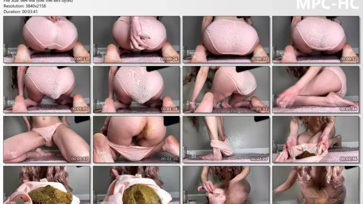 Screenshot 1 from Brandee bay pooping (7 Clip) (femscat 199$) Ultra HD 2160p