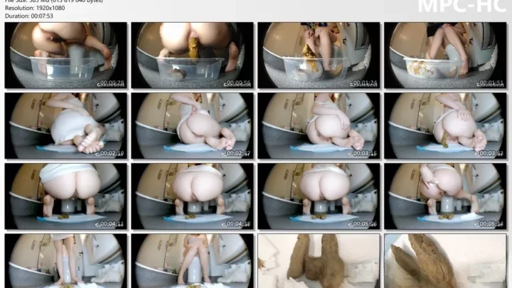 Screenshot 2 from CassieScat 어안 렌즈로 배변하기, 두 개의 비디오