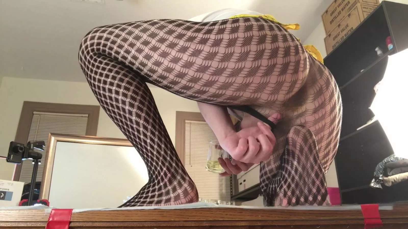 Filthy Fishnets and Fisting! starring in video EmilyMilk Smearing
