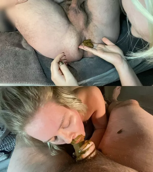 狐狸学习吃爸爸的便便 男性