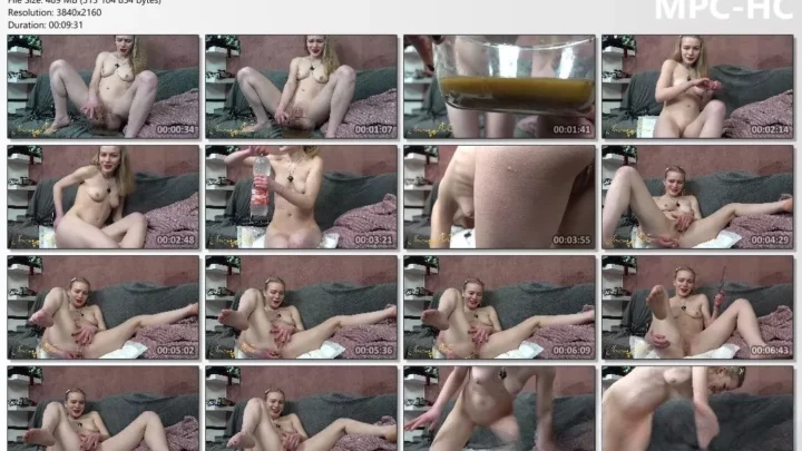 Screenshot 2 aus JanaBella Einlauf Scheiße Pisse und dreckiger Arschfick