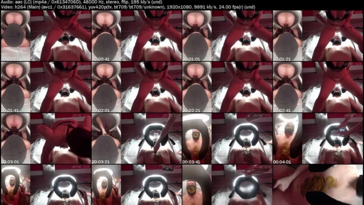 Screenshot 4 aus Jayne Doe und Toilettenfetisch-Kollektion (27 Videos)