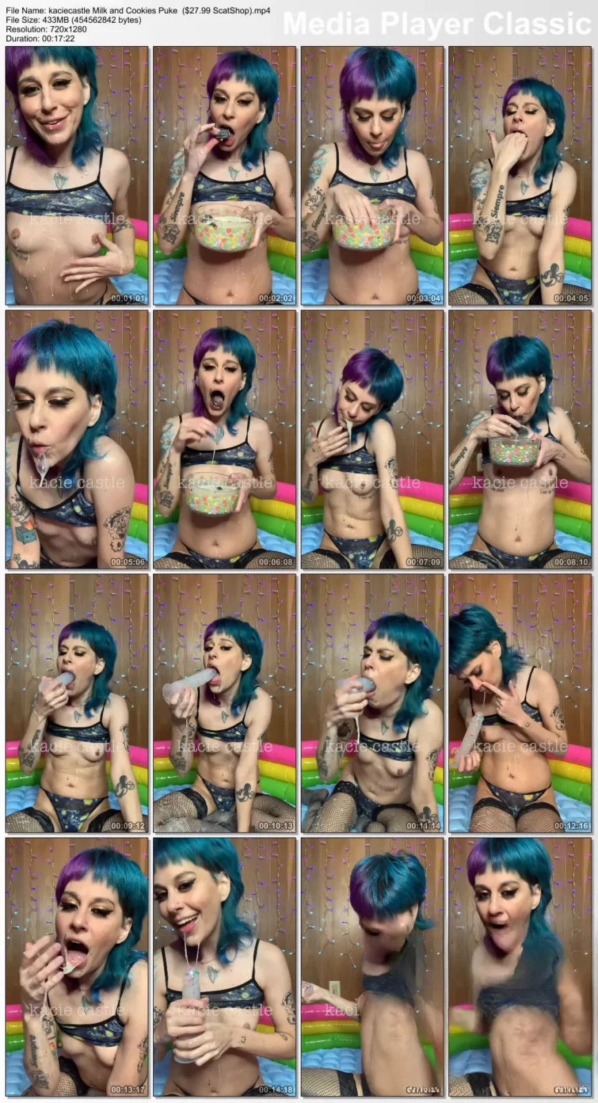 Screenshot 1 from kaciecastle Milk and Cookies Puke