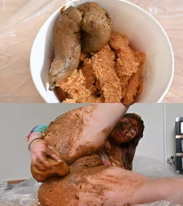 KFC（呕吐）我吃了糟糕的嫩鸡肉和屎两次！ （吃 / / 尿 / 食物癖好 / 屁股拉屎 / 肛门 / ATP / ATM）主演视频Ninounini