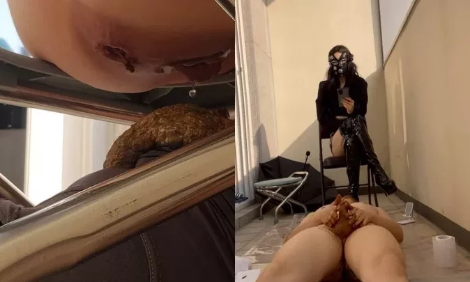 Korean Queen Korean queen’s asshole is so low on the toilet seat that the is likely to reach it