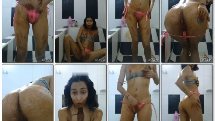 Screenshot 2 from LauraColin Eating Shit In The Bathtub