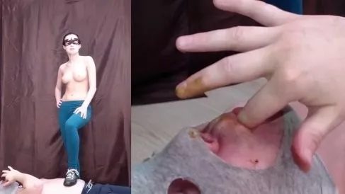 Milana臭臭女孩每次我为她们服务时都折磨我！Christina在跳舞！