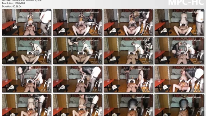 Screenshot 2 from Mistress Natalia Kapretti Full toilet for shit, piss, snot, vomit