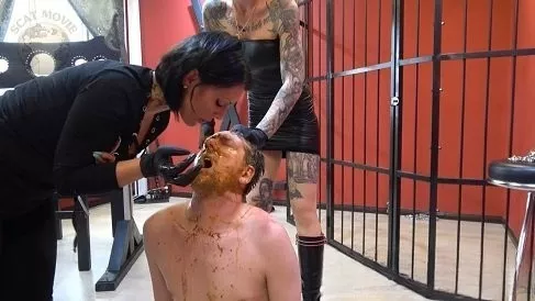 Movie World Dirty Scat-Vomit Session Lady Chantal & Lady Domi and Lady Elaysa