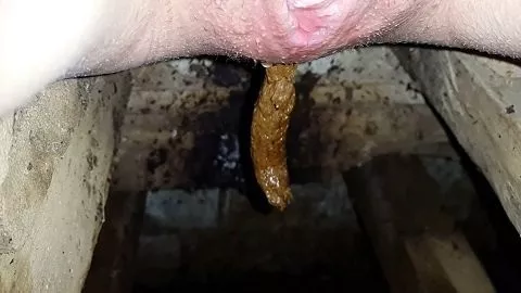 Outdoor Village Toilet 5 Shit Compilation (ScatShop.com) Anna Coprofield