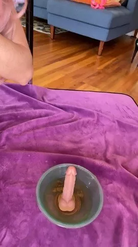 Pee and poop on dildo suck! (17.10.2021) via Premium Porn Request from donater with VibeWithMolly