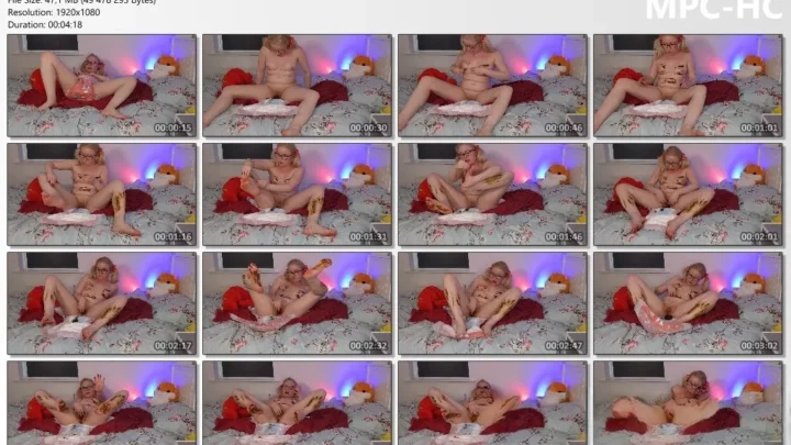 Screenshot 2 from PooGirlSofia 脚上的粪便涂抹