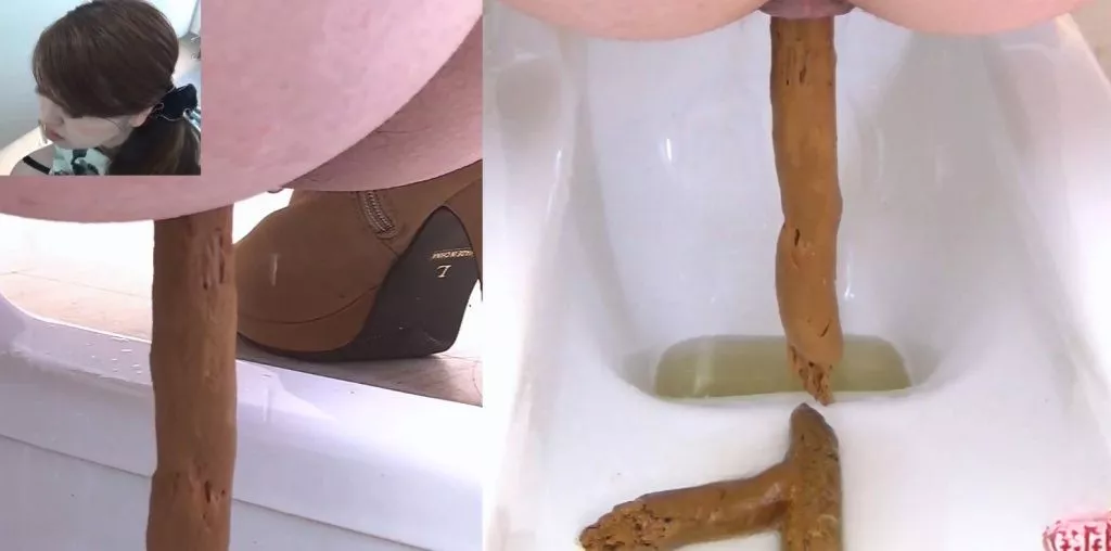 Pooping girls in toilet [Full HD 1080p]