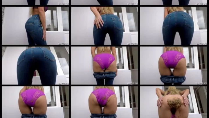 Screenshot 4 from Scatdesire Pee in Jeans and Shit in Panties (05.01.2020)