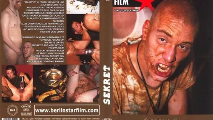 Sekret Scatman Berlin Star Film Gay Scat, Oral, Anal, Fetish, Fisting, Toys, Dildo, Bareback