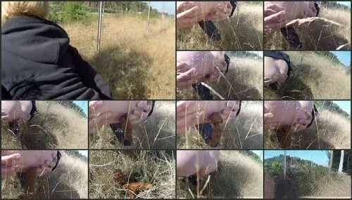 Shitting by the roadside