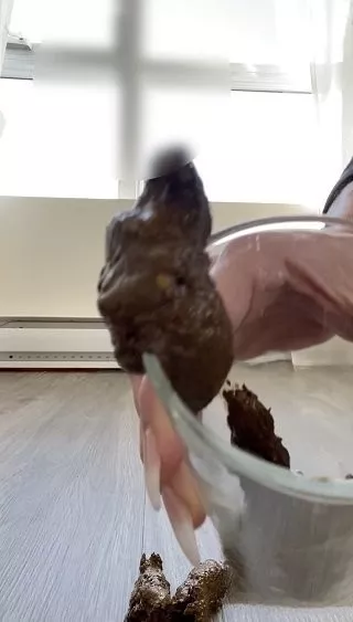 Screenshot 3 from Shitting inside a glass after her workout (29.11.2020)