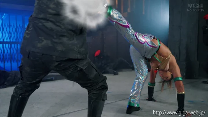 Screenshot 2 aus SPSF-47 Aina Ai Heldin Streng Besiegt ~ Rache der Zako Handlanger ~ Kampfaction GIGA (GIGA)