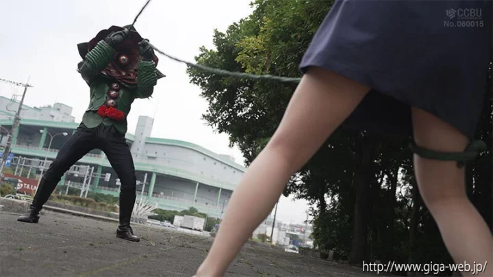 Screenshot 2 from SPSE-88 Yuki Yoshizawa (Yoshizawa Yuki) Fight! Space Woman Part 1 Episode 29 The Space Plant Monster Planter Attacks GIGA