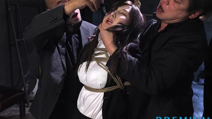 Screenshot 3 from PRTD-014 사사키 아키: 타이트 바인딩, 고문, 그리고 심문 담당관 ~ 2시간 안에 구출될 때까지 절대 자백하지 않겠다... 에이미, SM 프로덕션