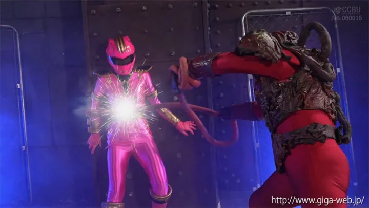 Screenshot 3 from SPSF-51 Igarashi Kiyoka: Heroine Suits – Monster Defense Force Juukaiser Jyuupinku Fighting Action GIGA