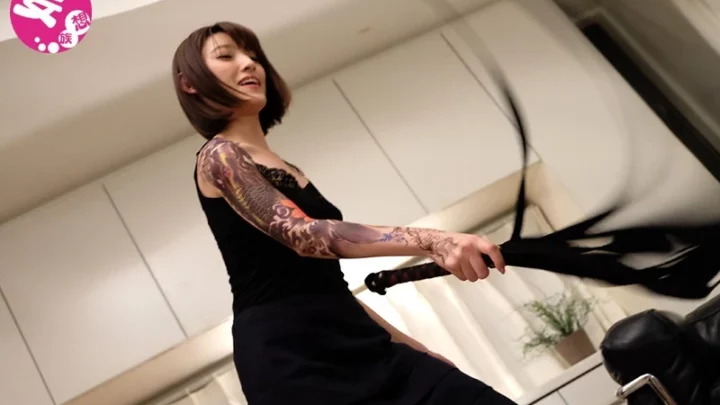 Screenshot 9 from BDA-040 Iioka Kanako Full Body Tattoo Girl: Female Dominance / Fantasia Clan Queen-Like M Men Submissive Play