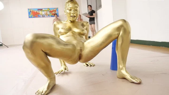 Screenshot 12 aus RCTD-406 Misaki Azusa Nass & Unordentlich (WAM) Gold Silber Pulver Sportstest Tomii Miho Rakete