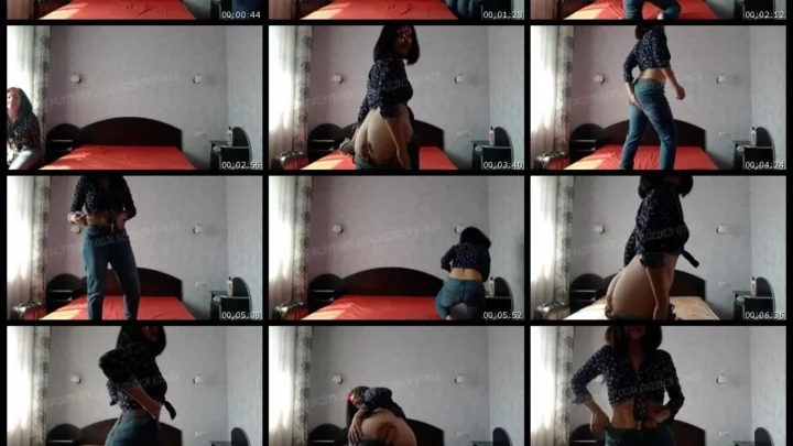 Screenshot 3 from Svetlana Tatyana shit into jeans when cleaning (2021)