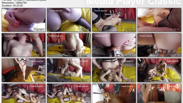 Screenshot 5 from Toilet slut for shit, vomit and dirty games starring in video Mistress/Natalia Kapretti Vomiting