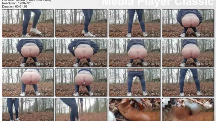 Screenshot 1 from Versauteschnukkis Milf shits in the forest