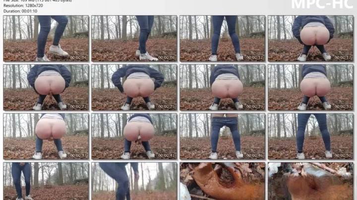 Screenshot 1 from Versauteschnukkis Milf shits in the forest