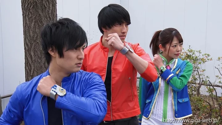 Screenshot 1 aus GHMT-72 Hinako Mori: Saikyou Sentai Cyellow Ranger Cyellow Green Henshin Fundoshi GIGA