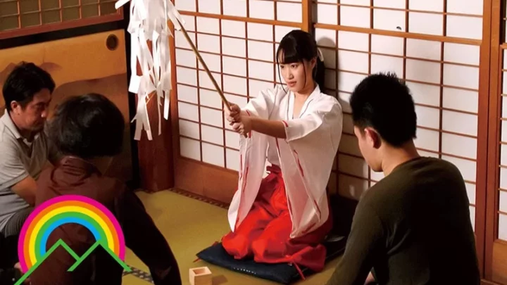 Screenshot 2 from SORA-245 Takanashi Yua: The Initiation of a Sealed Shrine Maiden, Unleashing Her Hidden Lust – Big Tits, Piss Play, 3P by Yama To Sora