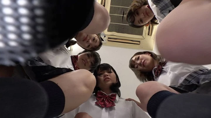 Screenshot 2 from DNJR-047 Satou Riko: Seishun Foot Torture School – The Scent of Steamy, Sour Spring Days on Her Feet, Featuring Ib Otohana, Tsugumi Mizusawa, Kanna Shiraishi, Hikari Kibou