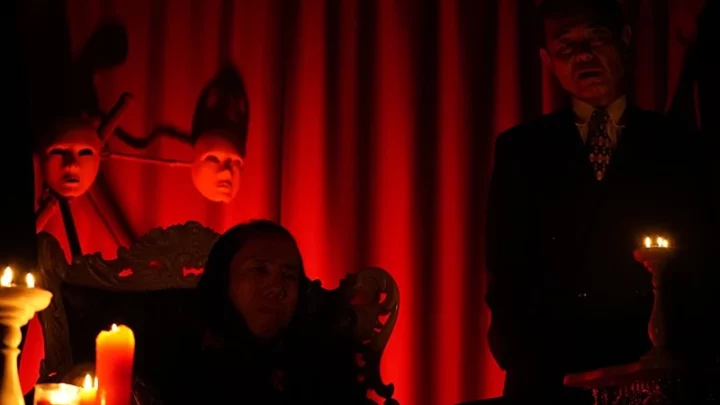 Screenshot 3 from DBER-113 Oda Mako Body Inspection Research Institute 3 JUDAS FINAL STAGE Story-5 Fire-Stoked Passion of the Crimson-Haired Beauty RED BABE