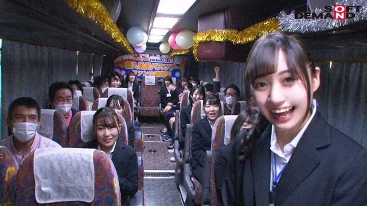 Screenshot 3 aus SDJS-123 SOD weibliche Angestellte Fan Thanksgiving Neue Mitarbeiter Bustour! 2021 Ist es so viel in Ordnung!? Alle sind begeistert SP mit insgesamt 111 Ejakulationen Shimizu Kaede SOD Jouko Shain