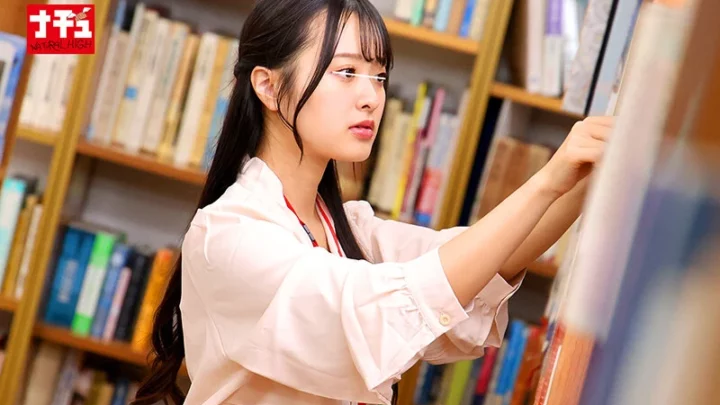 Screenshot 3 from NHDTC-184: A Sensitive Girl’s Special Library Encounter – Moaning Silently, Overflowing with Love Fluid, Overwhelmed by an Irresistible Coworker in a Full-Service Job – Humiliation Bukkake Natural High