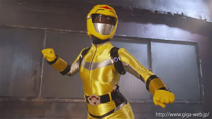Screenshot 4 aus SPSE-92 Moa Wakatsuki (Wakatsuki Moa) Heldin Ero Pinch Omnibus Special Sentai Go Breakers Gelber Brecher GIGA