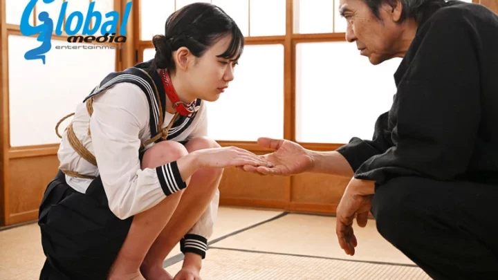 Screenshot 5 from GAJK-039 Usui Natsume: A Girl Student Tightly Bound and Tortured in Grandpa’s Restaurant