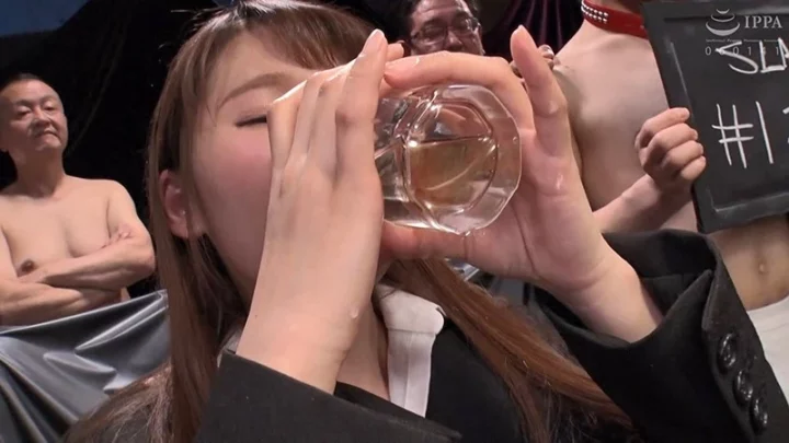 Screenshot 5 from NEOB-001 Mihara Honoka: Awakening Flesh Machine – 85 Ejaculations of Sperm and Urine, Drink-and-Piss Sex, NEOBLACK Bukkake